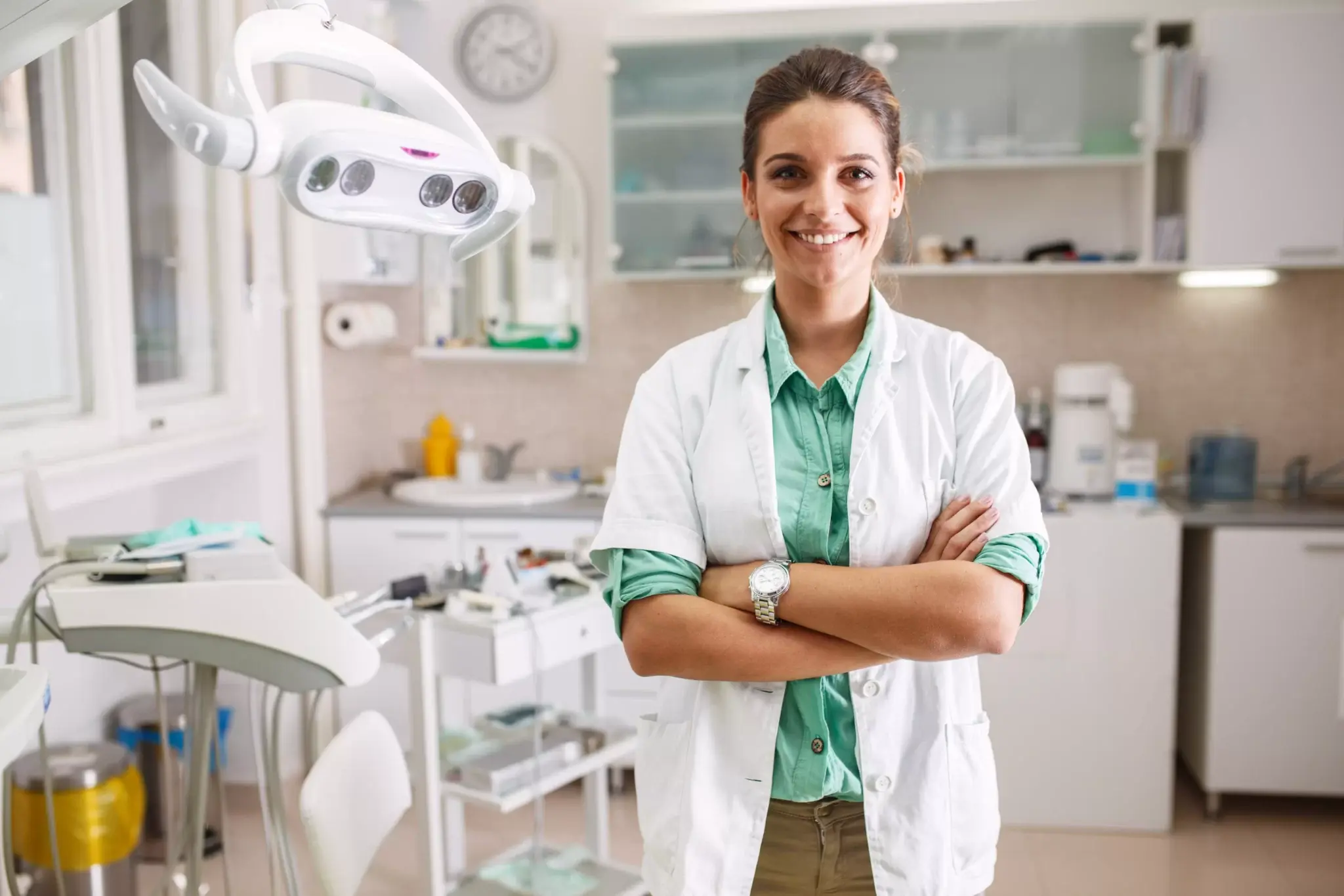 photo dentiste dans cabinet