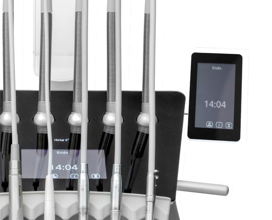 Heka S+ – plateau d'instruments et double écran