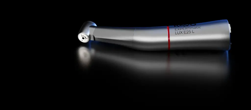 Contre-angle rouge KaVo EXPERTmatic E25L avec lumière – Transmission 1:5