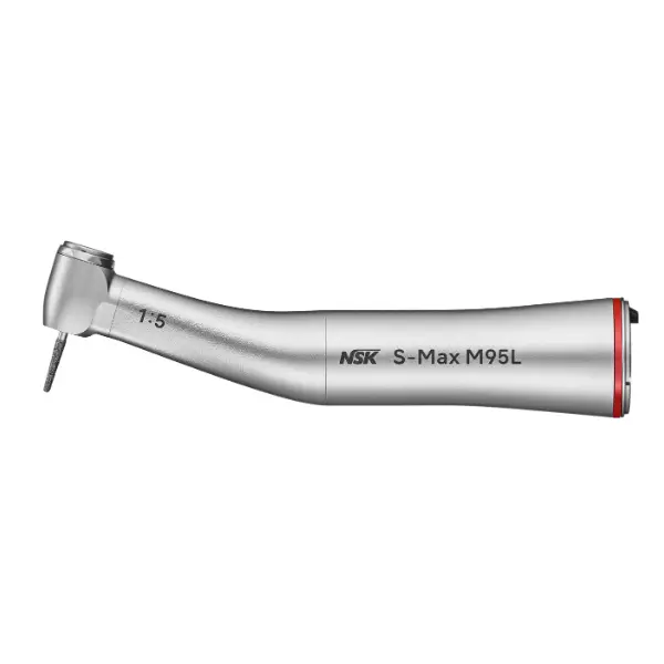 Contre-angle rouge NSK S-Max M95L – Transmission 1:5 avec lumière