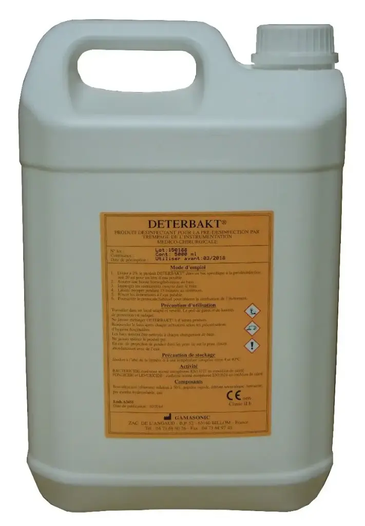 DETERBAKT Pré-désinfection bidon 5L