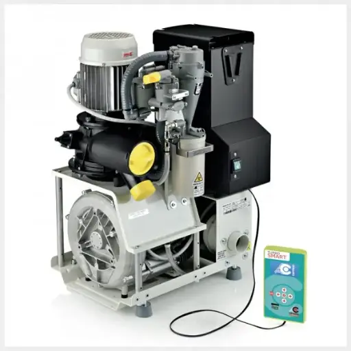 [CAT C035175] Aspiration Cattani Turbo-Smart B 4 postes + Hydrocyclone ISO18 + HEPA