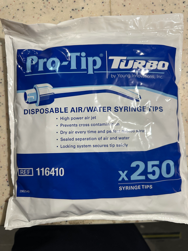 [YOU 116410] Pro-Tip Turbo embout de seringue x250